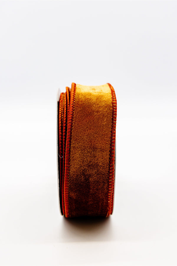 SPOOL - Copper Velvet Ribbon