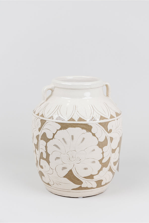 Amalfi Flower Vase with Handles