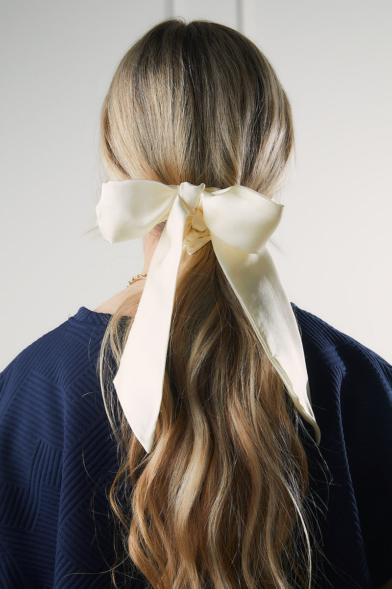Silk Bow Scrunchie