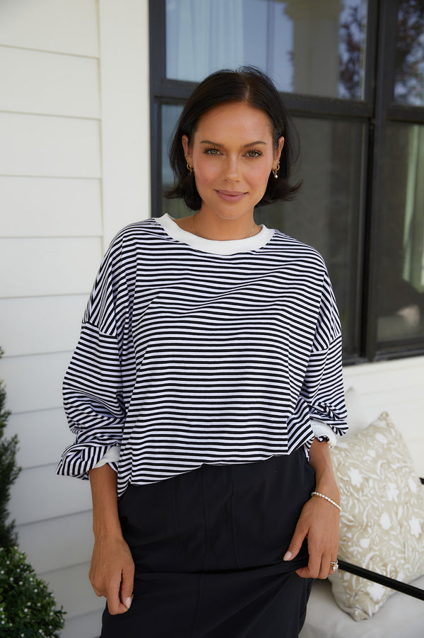 Before You Go Striped Top- Two Colors-FINAL SALE
