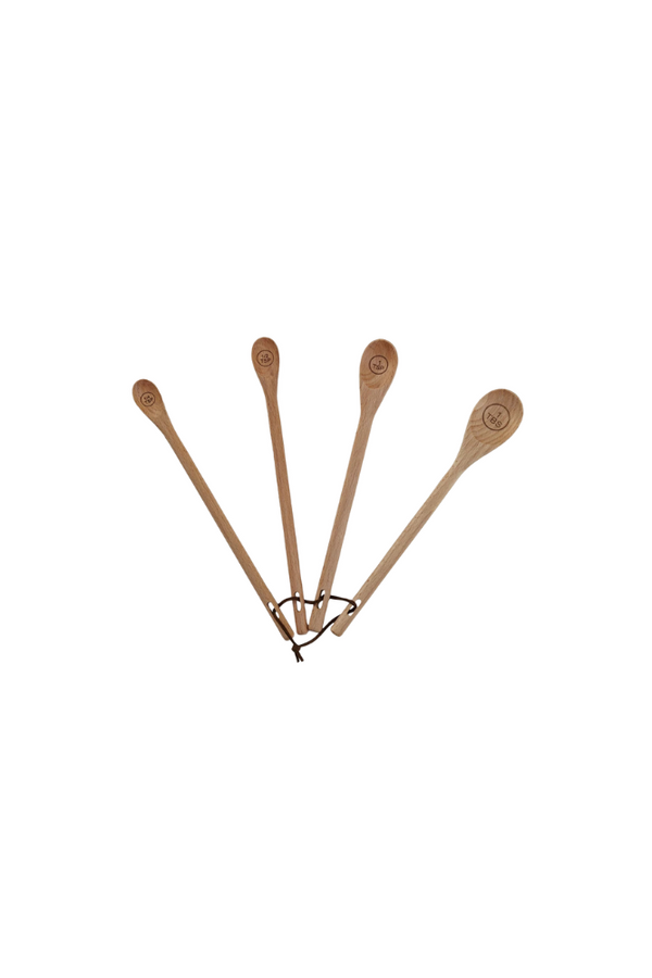 Carved Beachwood Measuring Spoons