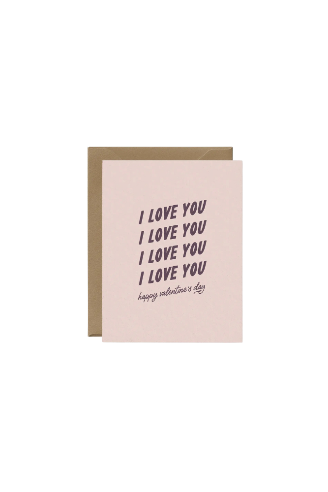 I Love You Greeting Card