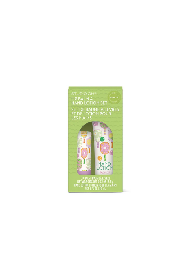 Pickleball Rally Lip Balm & Lotion Set