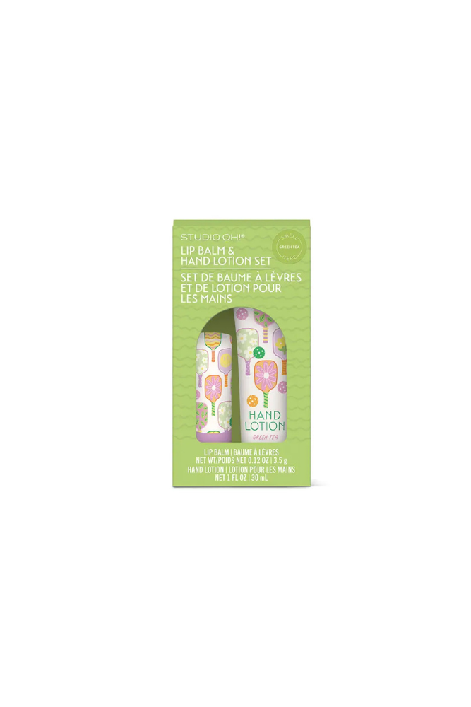 Pickleball Rally Lip Balm & Lotion Set