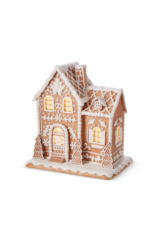 12.5" Deluxe Lighted Gingerbread House