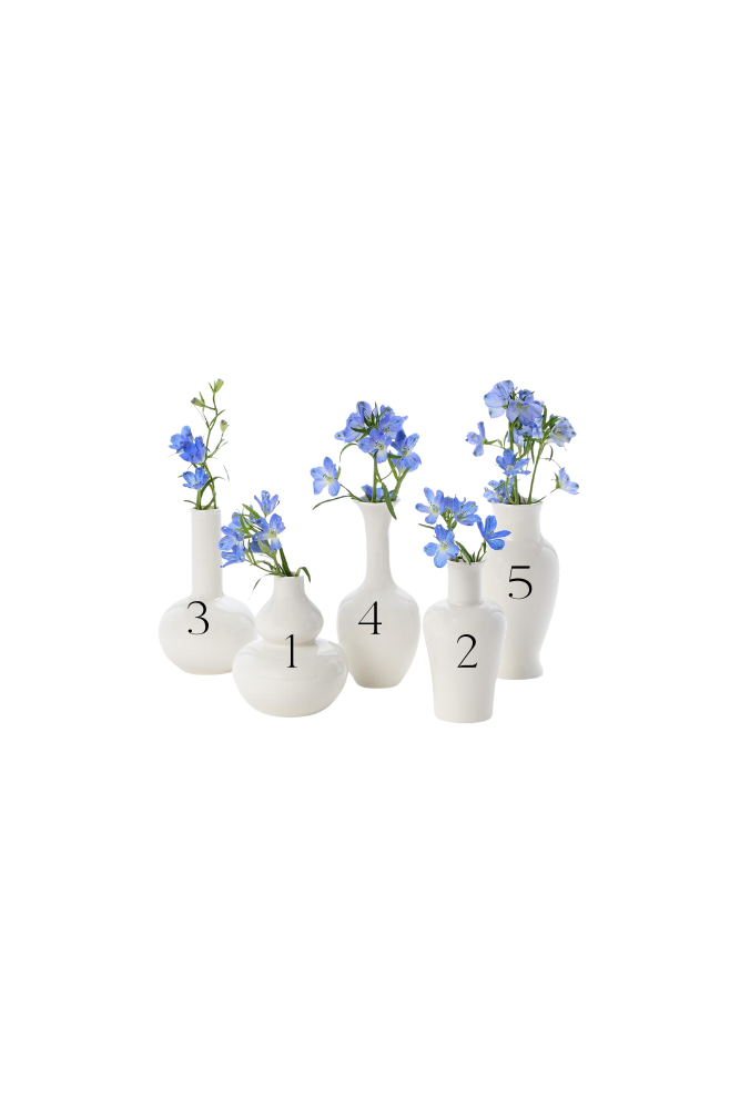 White Bud Vase