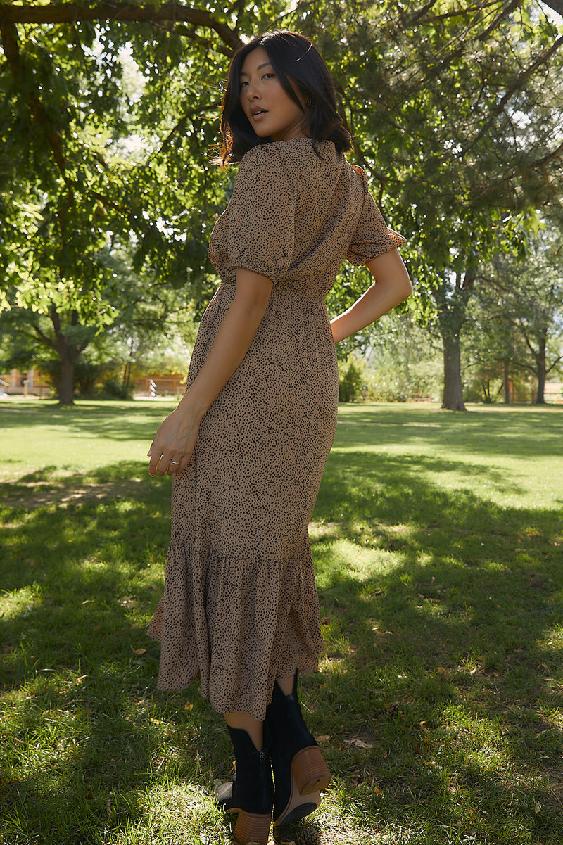 Genesis Taupe Button Down Dress