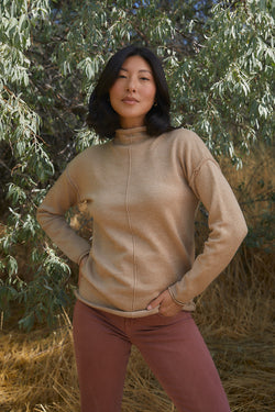 The Halle Sweater in Mocha