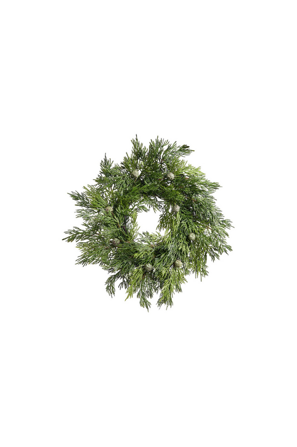 Juniper Wreath 14"
