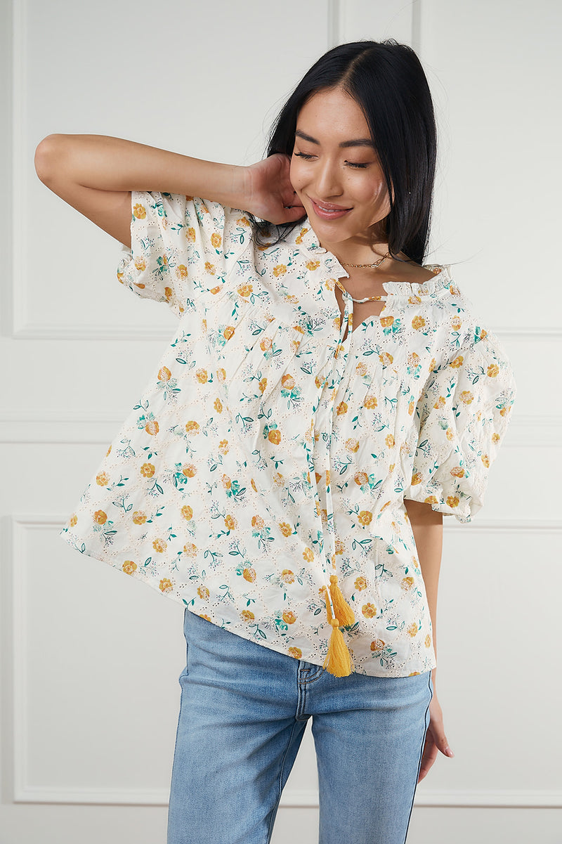 Without You Floral Top
