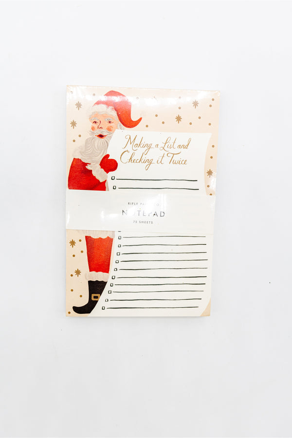 Santa's List Notepad