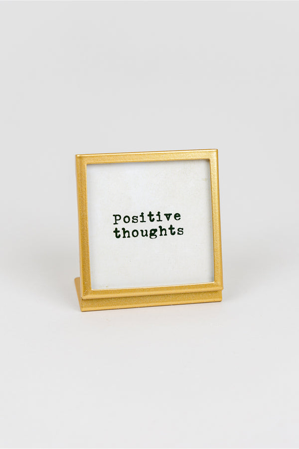 Positivity Gold Picture Frame