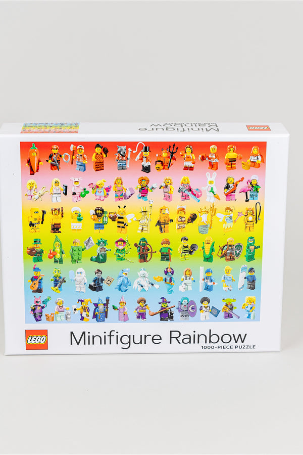 LEGO Minifigure Rainbow 1000 Piece Puzzle