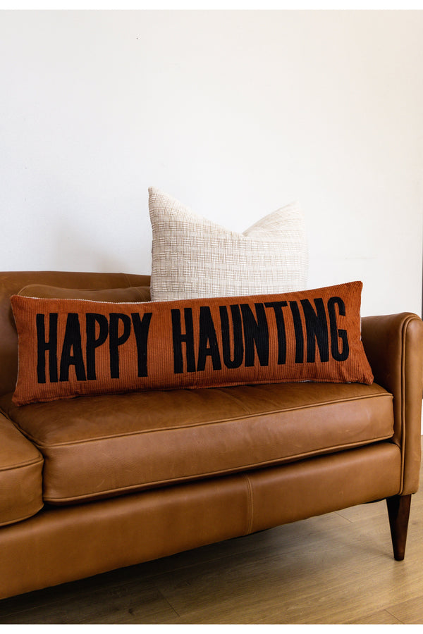 Happy Haunting/Thankful Reversible Pillow