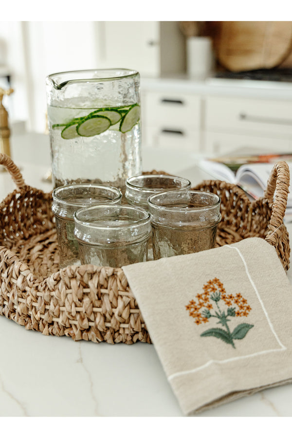 Round Scalloped Tray