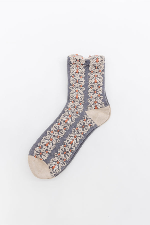 Eden Embroidered Socks