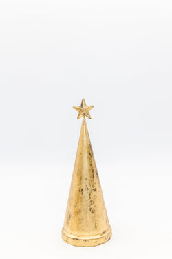 Metal Cone Tree Decor