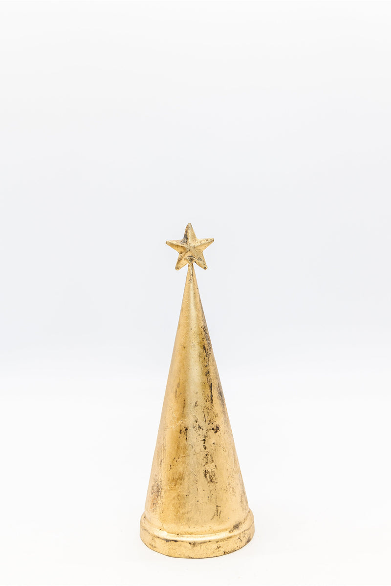 Metal Cone Tree Decor