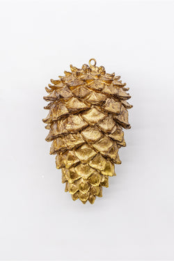 Golden Pinecone Decor