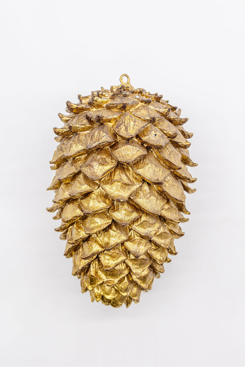 Golden Pinecone Decor