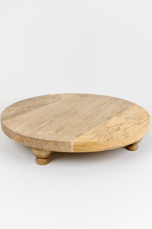 Round Footed Serving Board
