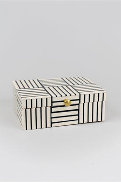 Alternating Stripe Resin Box