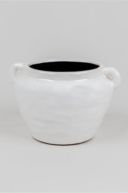 Pottery Planter With Handles