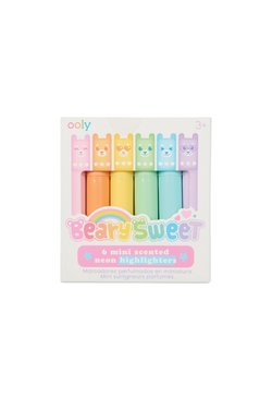 Beary Sweet Mini Scented Neon Highlighters