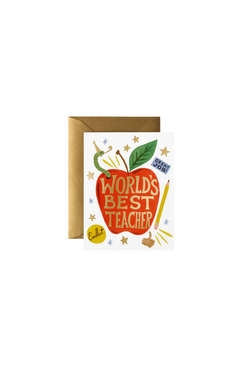 Rifle Paper Co. World's Best Teacher