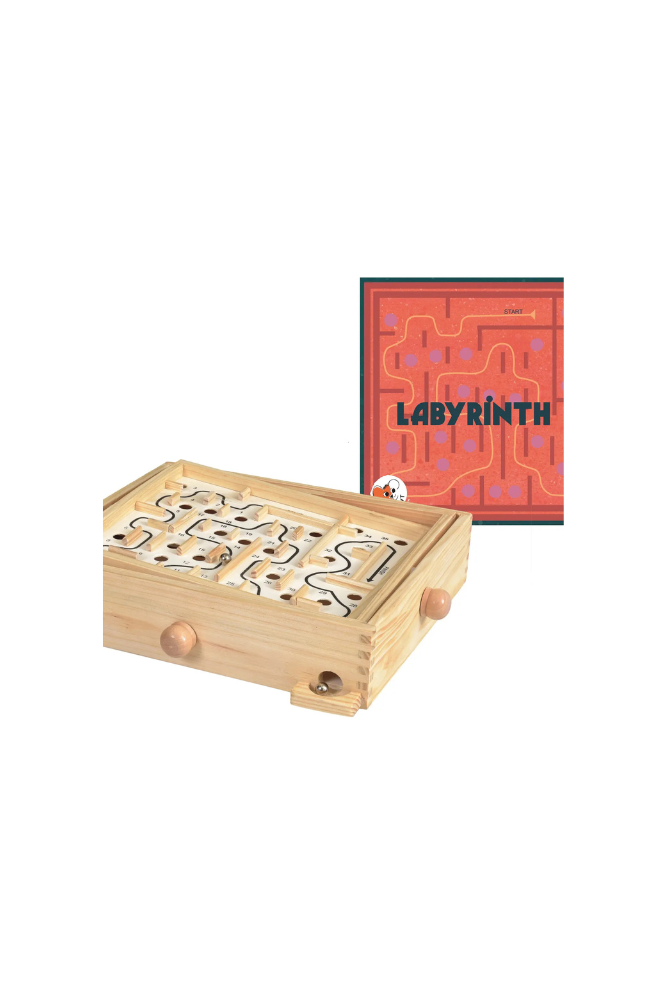 Wood Labyrinth Game