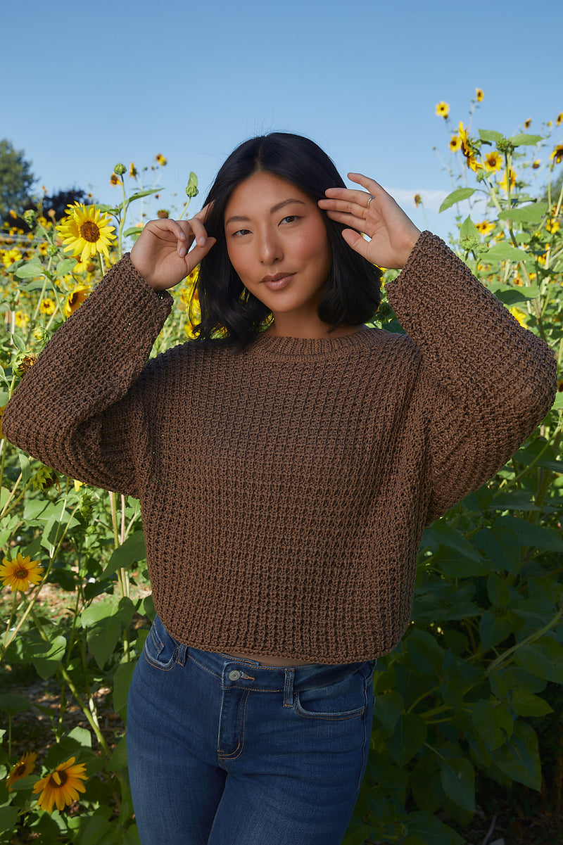 Willow Crochet Knit Sweater