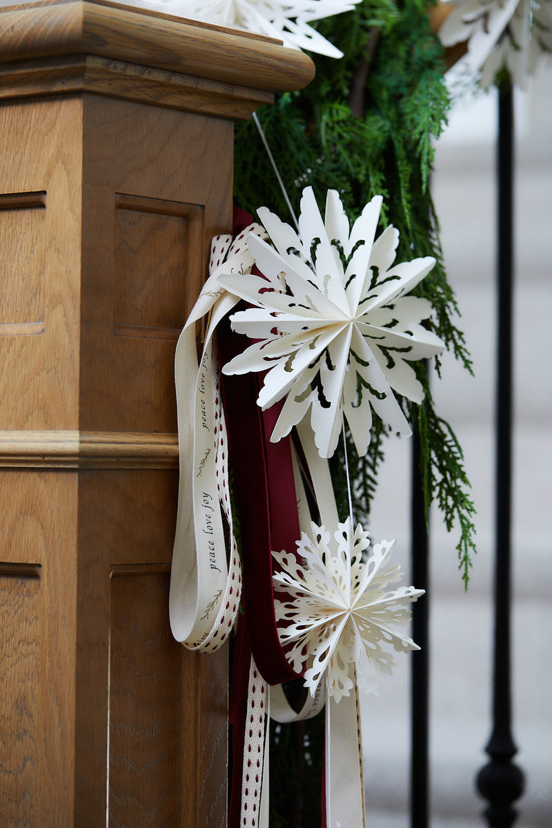 Paper Snowflake Garland