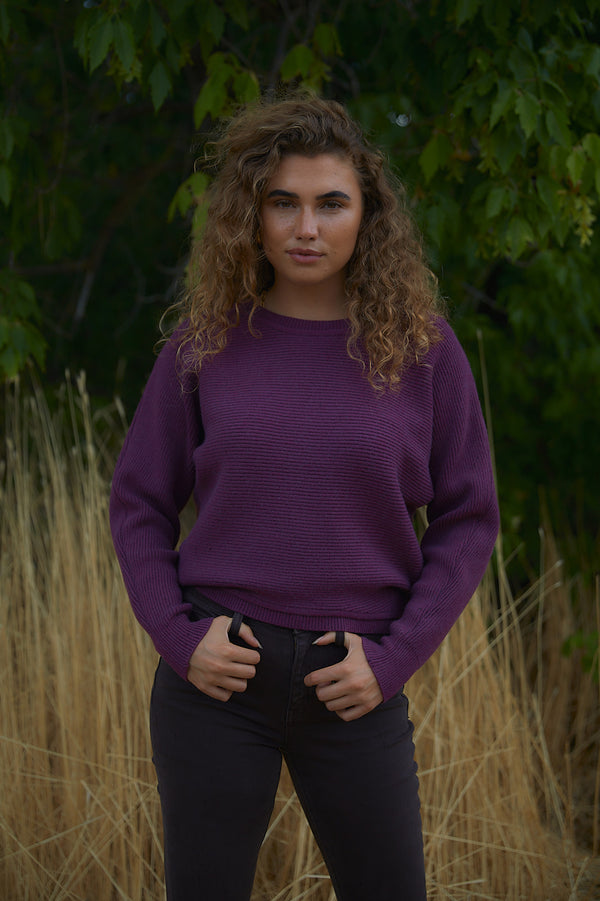 Aurora Sweater in Berry