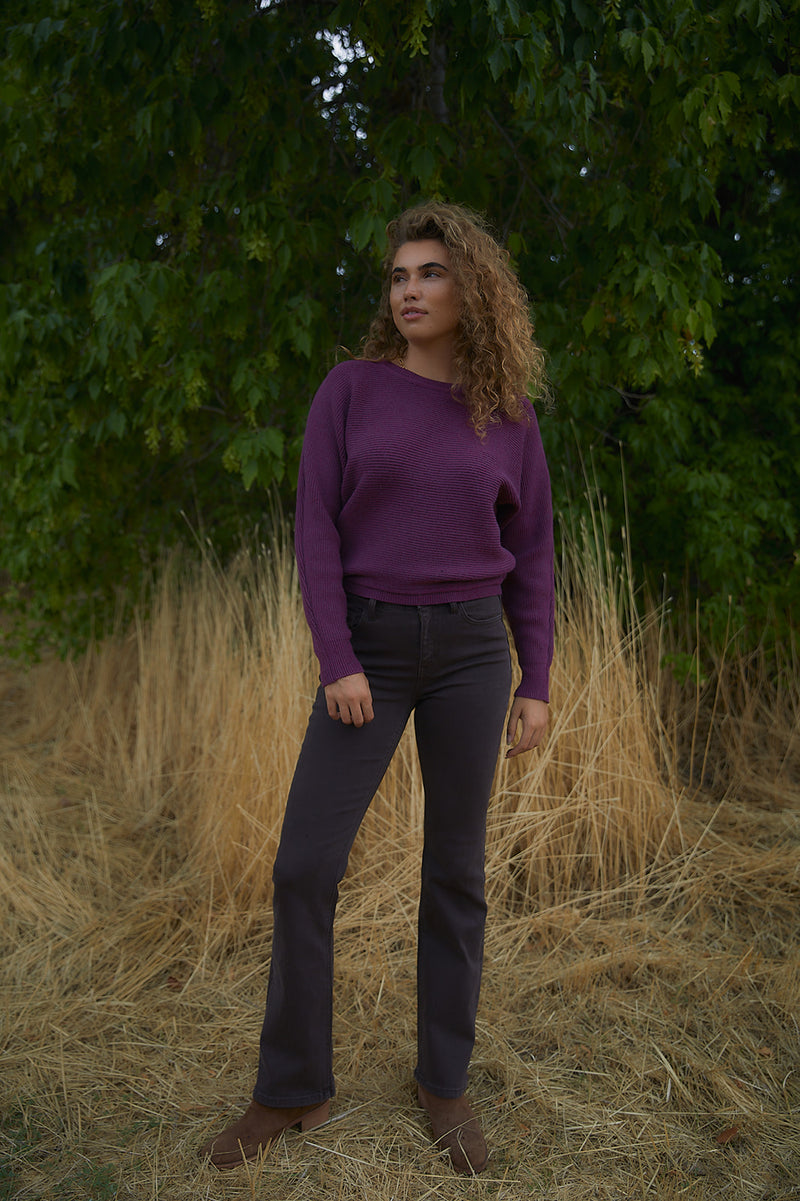 Aurora Sweater in Berry