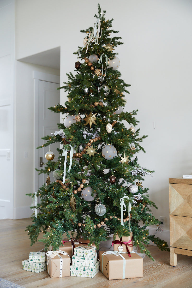 Acorn Beaded Glass Ornament