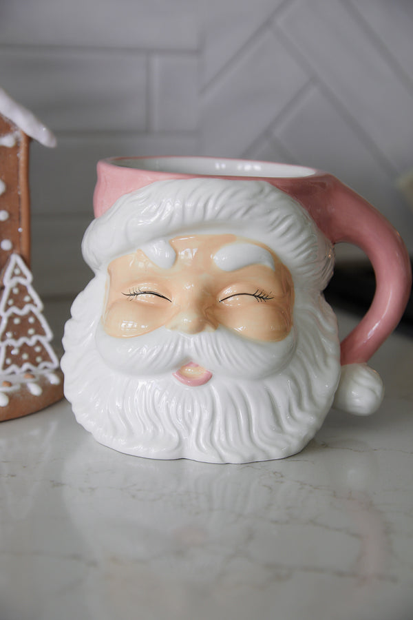 Pink Santa Container