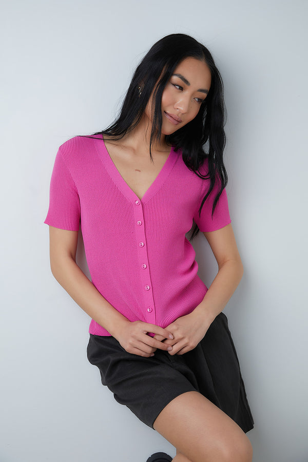 Girl In The Hall Ribbed Top FINAL SALE