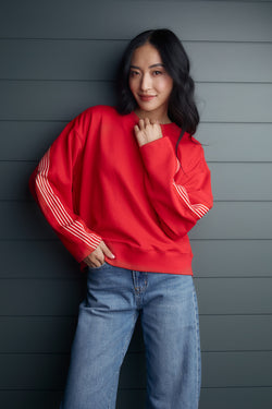 Freya Red Sweatshirt