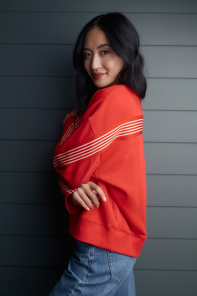 Freya Red Sweatshirt