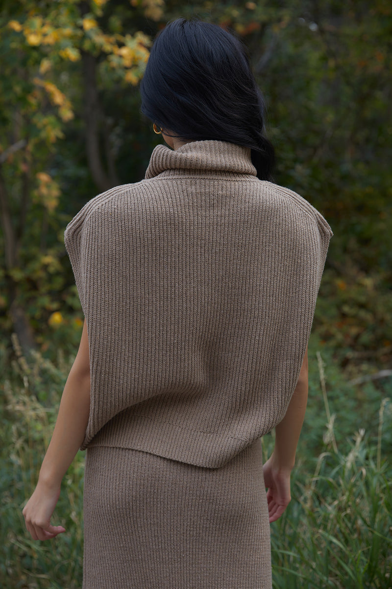 Crosby Ribbed Turtleneck Sweater