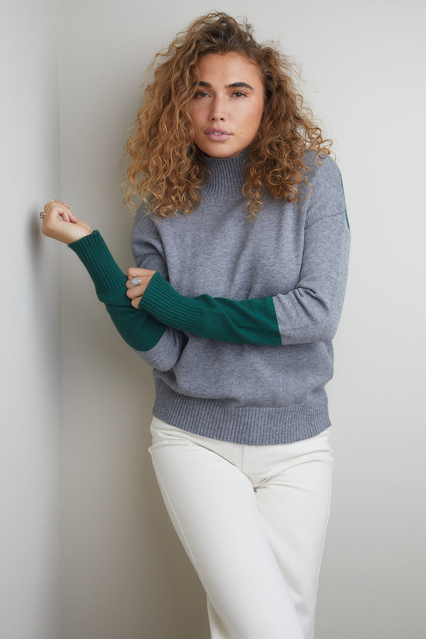 Lucia Color Block Sweater