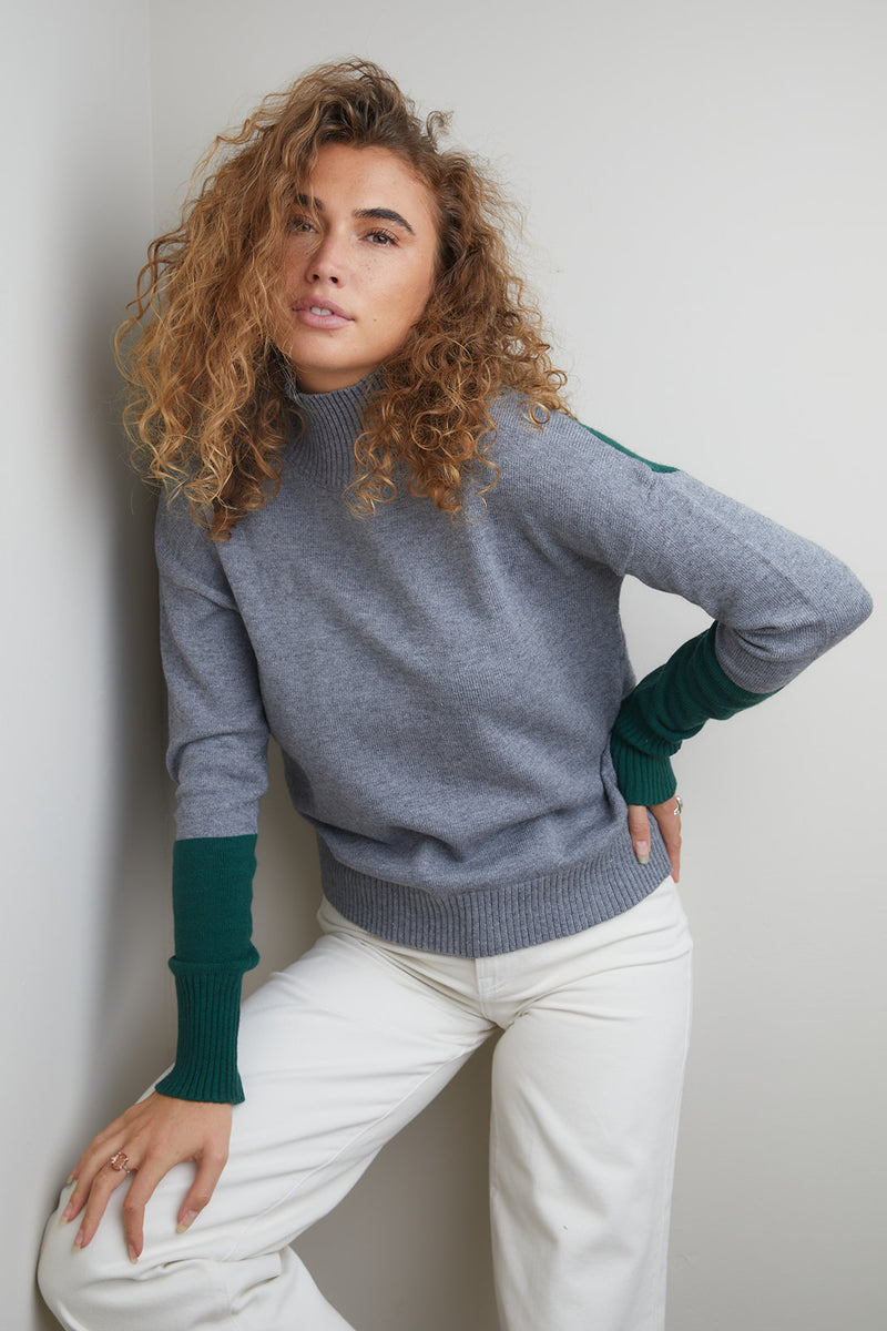 Lucia Color Block Sweater