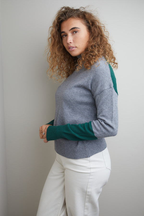 Lucia Color Block Sweater