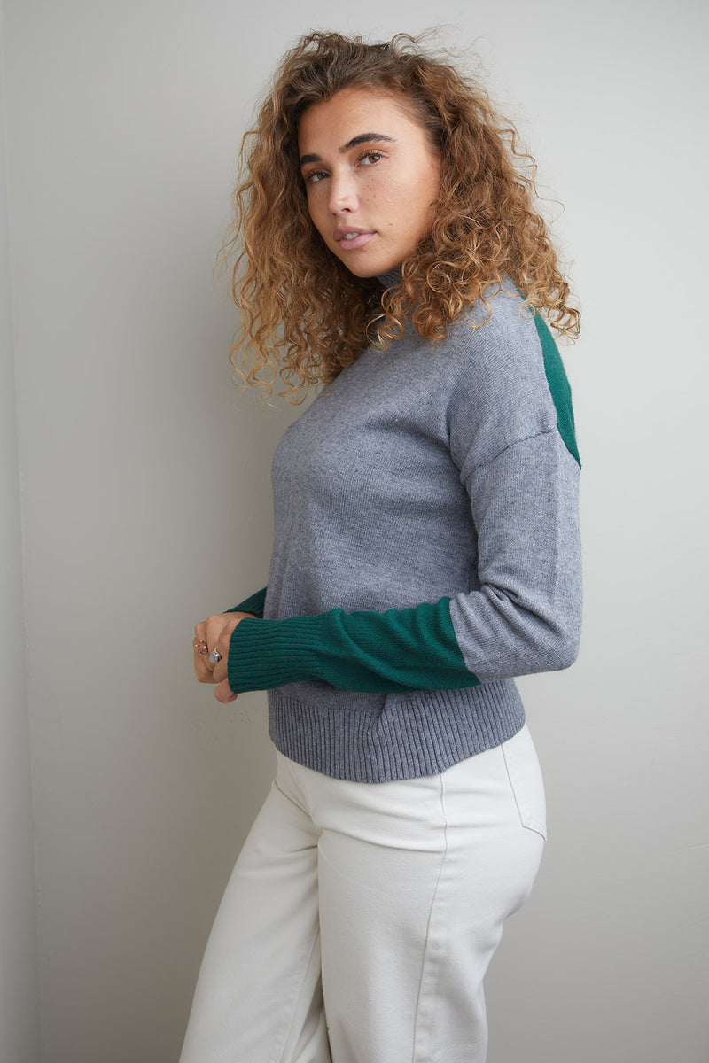 Lucia Color Block Sweater