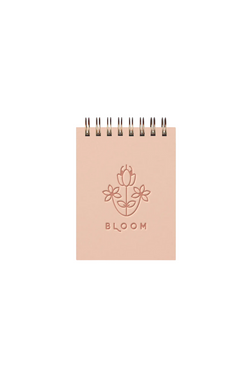 Mini Spiral Jotter - Bloom