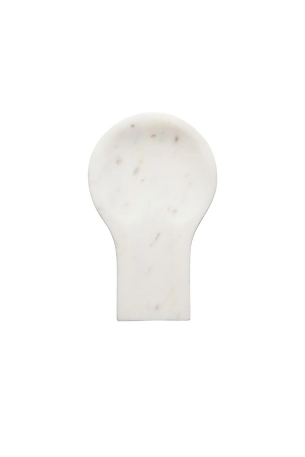 White Marble Spoon Rest