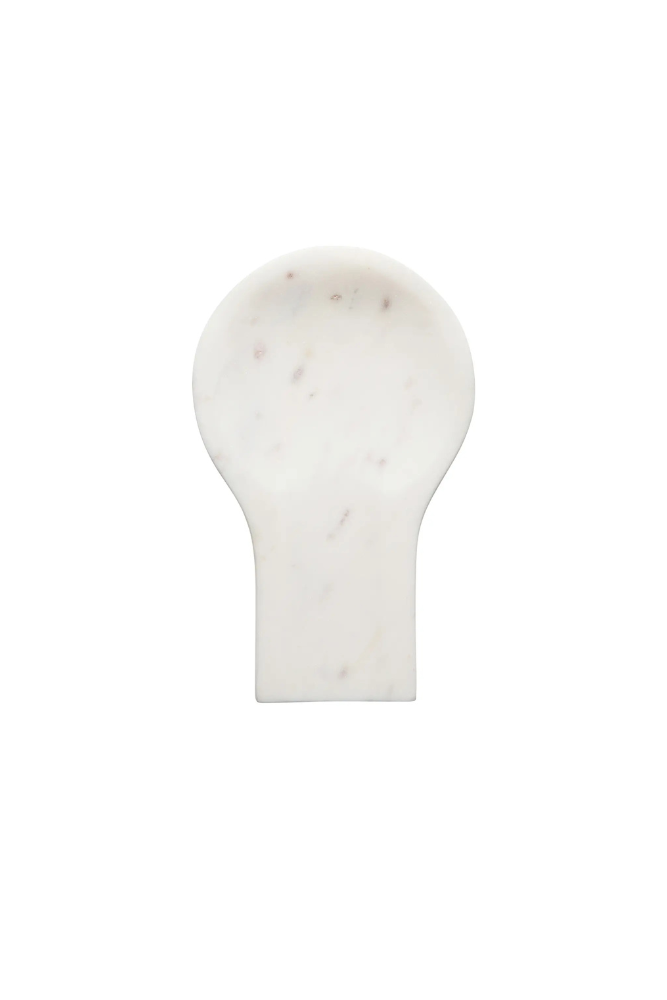 White Marble Spoon Rest