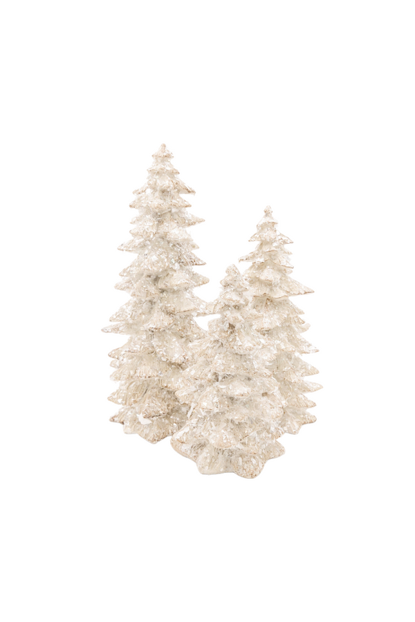 Glittered White Tree Decor