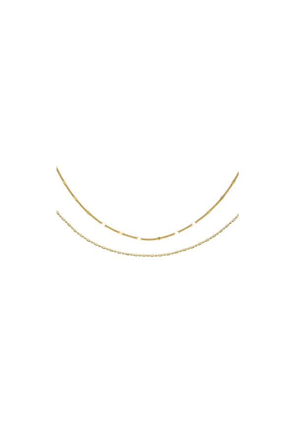 Brenda Grands Dainty Layered Sparkle Choker