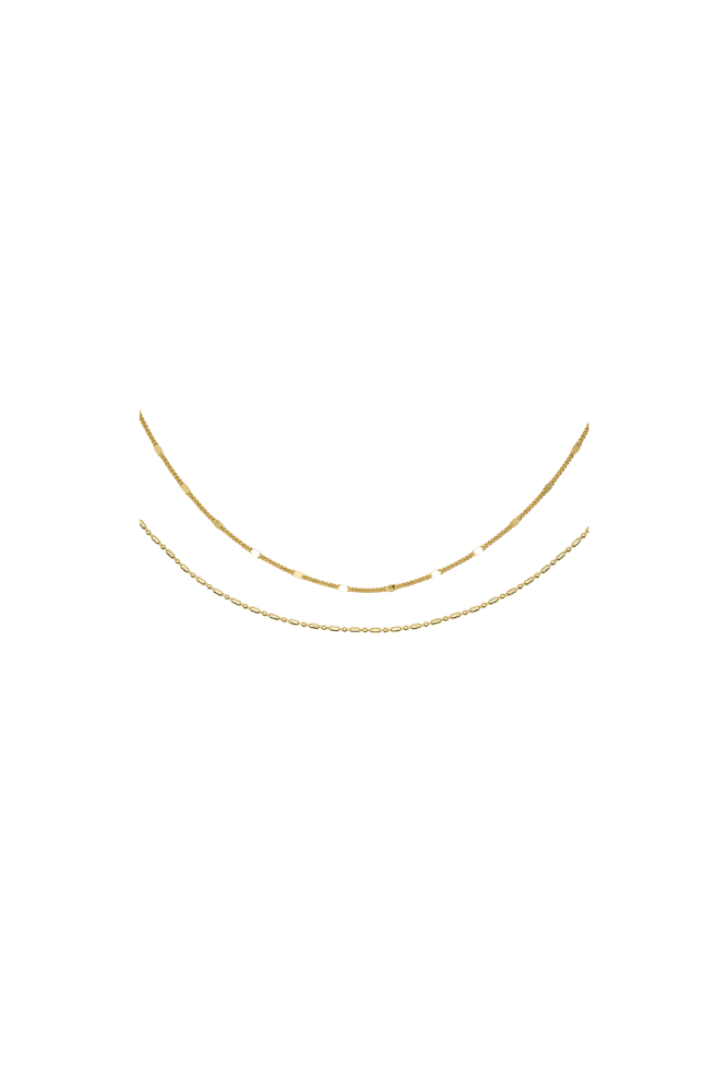 Brenda Grands Dainty Layered Sparkle Choker